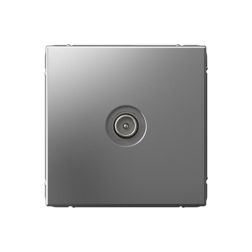 TV Розетка оконечная 1DB Systeme Electric ArtGallery Сталь GAL000991 дополнительное фото