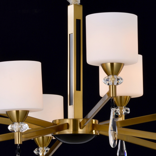 Подвесная люстра Illumico IL5182-10PLS-29 BRASS KELTIC изображение в интернет-магазине Cramer Light фото 4