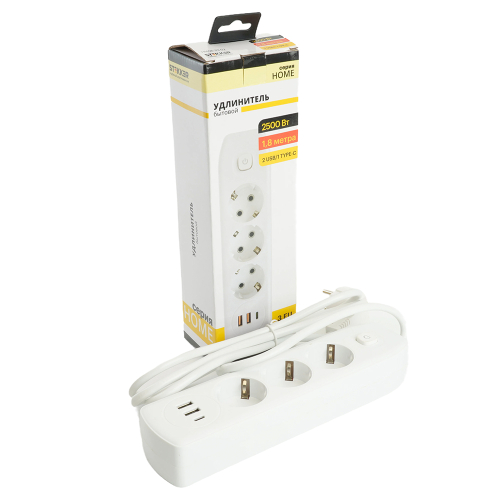 Удлинитель Stekker Home plus HM08-33-02 49970 дополнительное фото фото 8