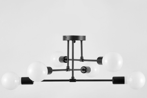 Потолочная люстра Lampit Nova TC 2010-6 BK изображение в интернет-магазине Cramer Light фото 2