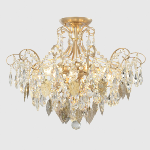Потолочная люстра Crystal Lux ESMIRALDA PL6 GOLD изображение в интернет-магазине Cramer Light фото 7