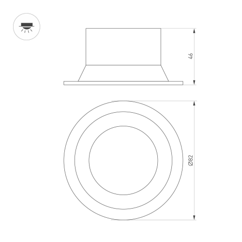 Встраиваемый светильник Arlight Breeze 036616 изображение в интернет-магазине Cramer Light фото 4