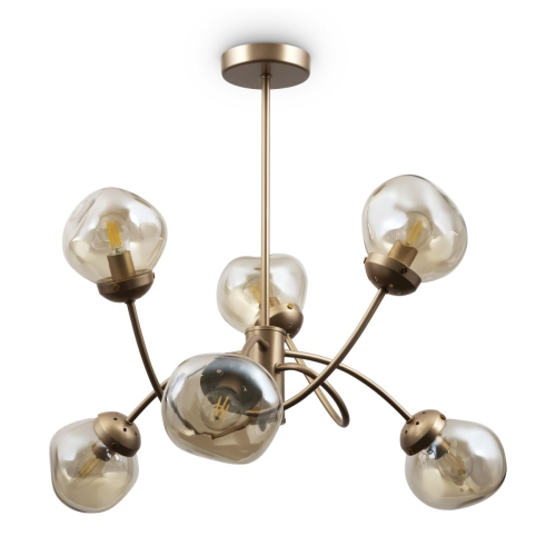 Люстра на штанге Freya Volani FR8017PL-06MG изображение в интернет-магазине Cramer Light фото 12