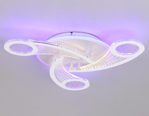 Потолочная люстра Ambrella Light Acrylica Original FA4475 изображение в интернет-магазине Cramer Light фото 4