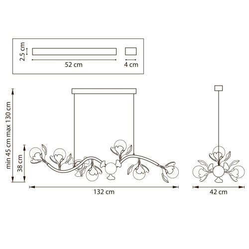 Подвесная люстра Lightstar Ceramo BW 799087 изображение в интернет-магазине Cramer Light фото 2