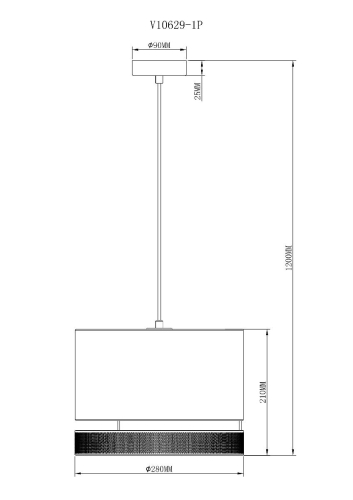 Подвесной светильник Moderli Gela V10629-1P изображение в интернет-магазине Cramer Light фото 6