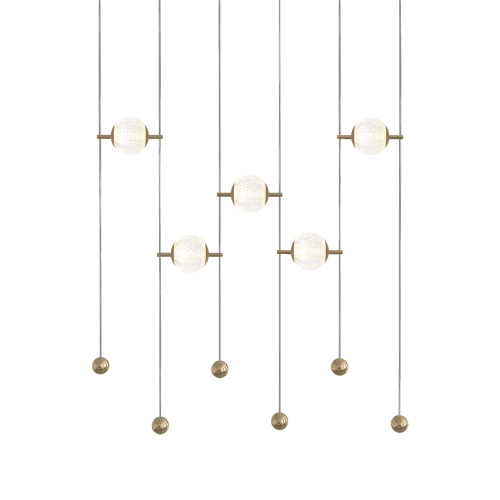 Подвесной светильник Delight Collection MD22001013-5AY-001 gold изображение в интернет-магазине Cramer Light фото 2