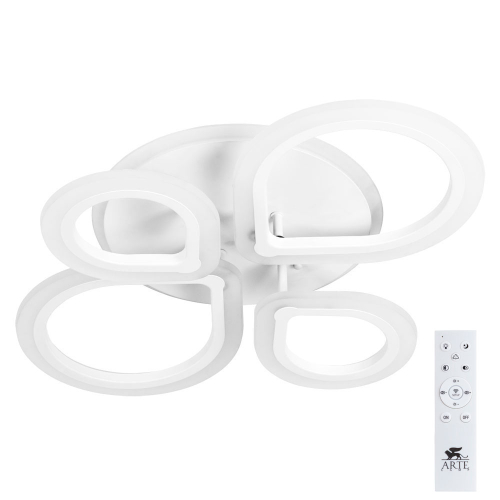 Потолочная светодиодная люстра Arte Lamp Camelia A2021PL-50WH изображение в интернет-магазине Cramer Light фото 5
