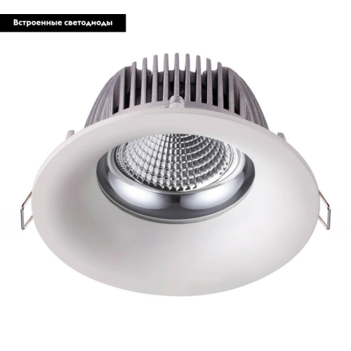 Встраиваемый светодиодный светильник Novotech Glok 358025 изображение в интернет-магазине Cramer Light фото 2