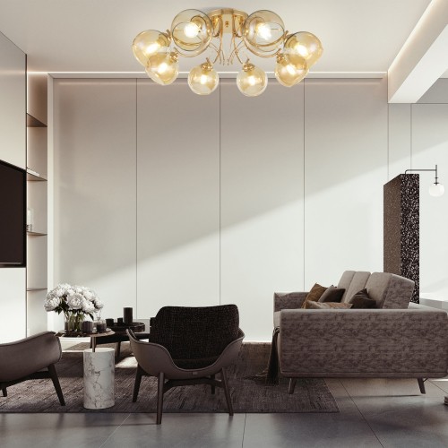 Потолочная люстра Arte Milano Napoli 330566/8 FGD изображение в интернет-магазине Cramer Light фото 2