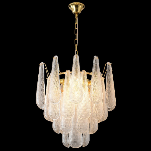 Подвесная люстра Crystal Lux FONTAIN SP8 GOLD изображение в интернет-магазине Cramer Light фото 3