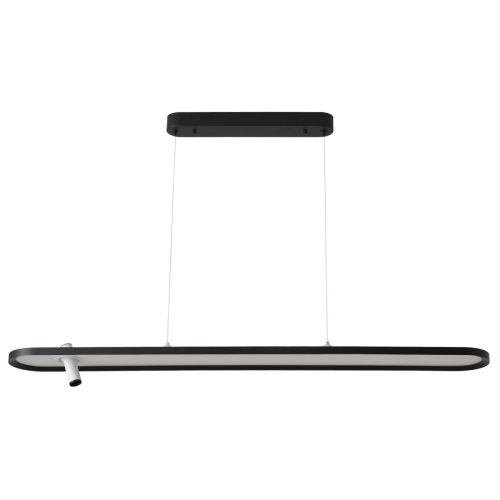 Подвесной светильник Crystal Lux CONTOUR SP45W LED BLACK изображение в интернет-магазине Cramer Light