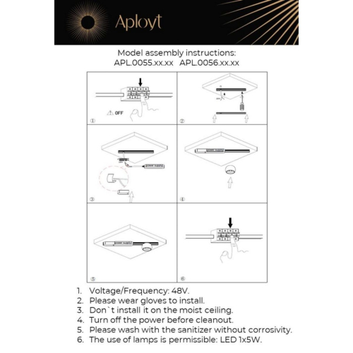 Накладной светильник Aployt Mari APL.0056.19.05 изображение в интернет-магазине Cramer Light фото 2