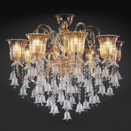 Подвесная люстра Delight Collection Moollona MD1102709-8B gold изображение в интернет-магазине Cramer Light