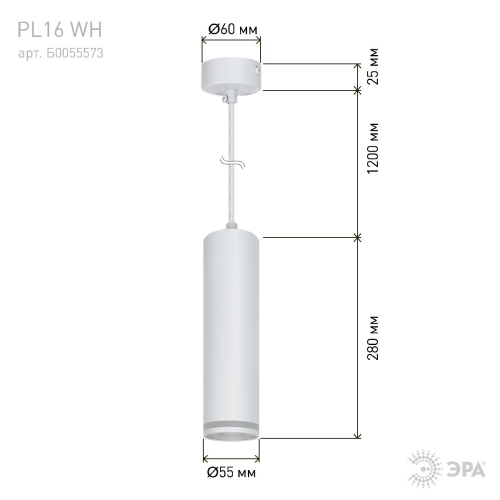 Подвесной светильник Эра PL 16 WH Б0055573 изображение в интернет-магазине Cramer Light фото 9