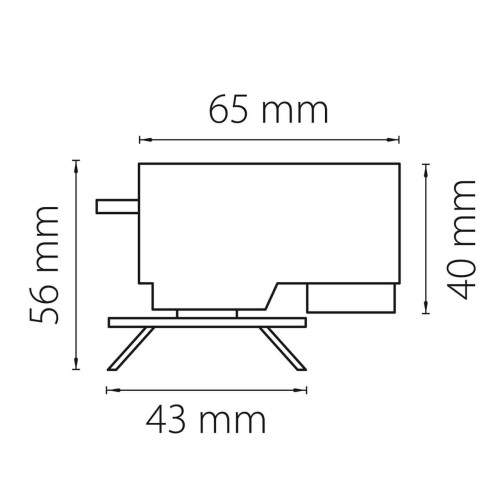 Адаптер для шинопровода Lightstar Asta 592029 изображение в интернет-магазине Cramer Light фото 4