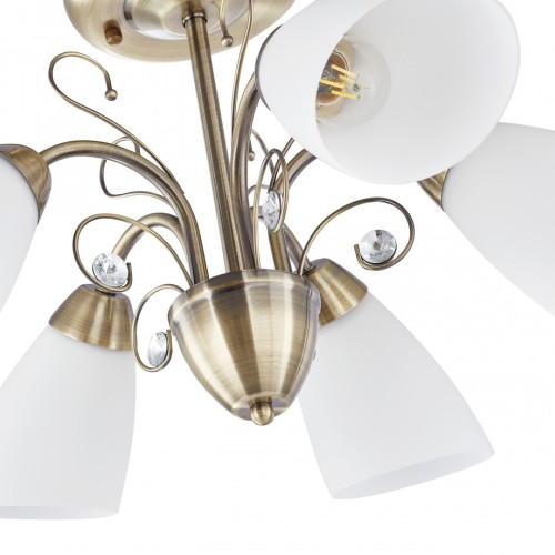 Потолочная люстра Arte Milano Napoli 337454/5 AB изображение в интернет-магазине Cramer Light фото 5