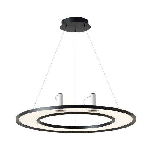 Подвесной светильник Crystal Lux CONTOUR SP50W LED BLACK изображение в интернет-магазине Cramer Light фото 5