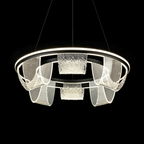 Подвесная люстра LED4U L7706-630 BK изображение в интернет-магазине Cramer Light фото 4