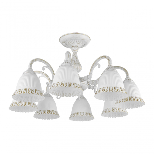 Потолочная люстра Arte Milano 347410/8 WT+G изображение в интернет-магазине Cramer Light фото 8