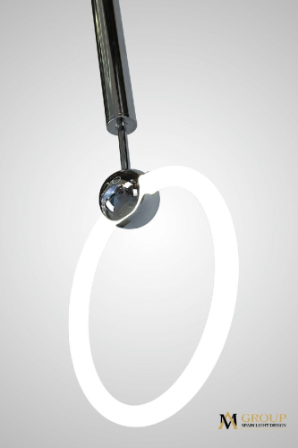 Подвесной светильник AM Group AM453 D250 CH изображение в интернет-магазине Cramer Light фото 3