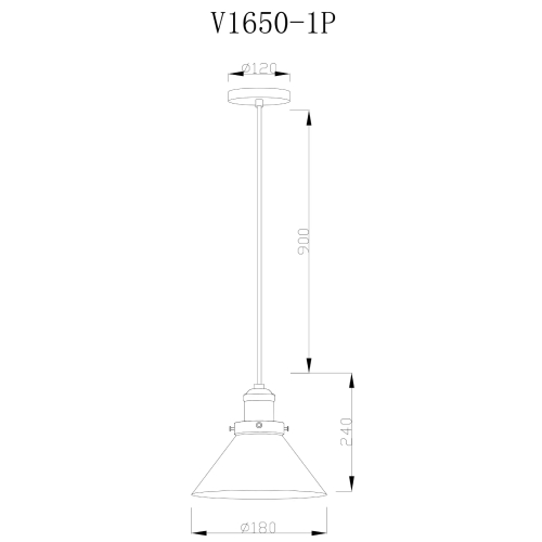 Подвесной светильник Moderli Single V1650-1P изображение в интернет-магазине Cramer Light фото 6