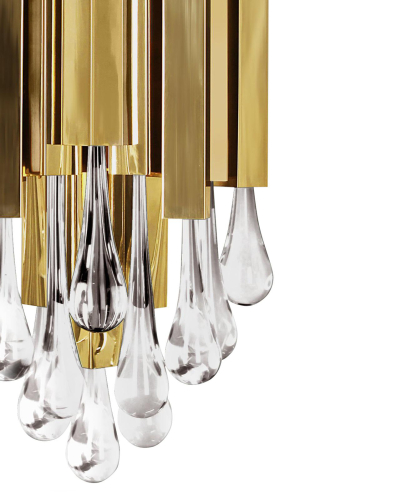 Настенный светильник Delight Collection Trump KM0988W-3 gold изображение в интернет-магазине Cramer Light фото 3