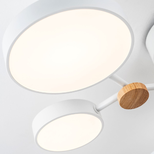 Потолочная люстра LED4U L3201-700 WT изображение в интернет-магазине Cramer Light фото 6