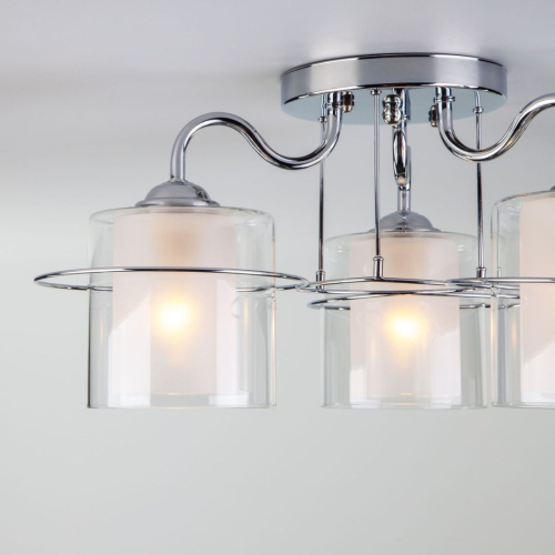 Потолочная люстра Eurosvet Darcy 30160/3 хром изображение в интернет-магазине Cramer Light фото 3
