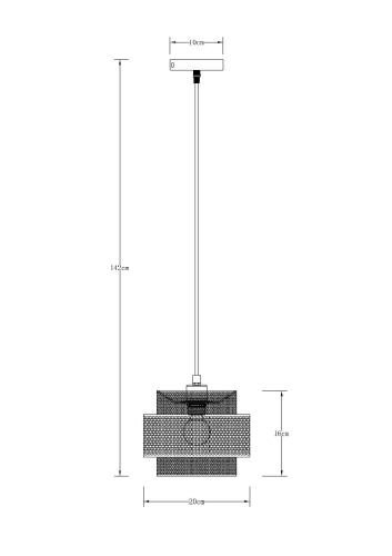 Подвесной светильник Arte Lamp Grid A7069SP-1BK изображение в интернет-магазине Cramer Light фото 5