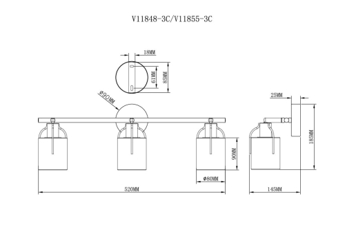 Спот Moderli Inari V11855-3C изображение в интернет-магазине Cramer Light фото 10