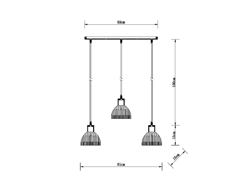 Подвесной светильник Arte Lamp Lancaster A5869SP-3BK изображение в интернет-магазине Cramer Light фото 3