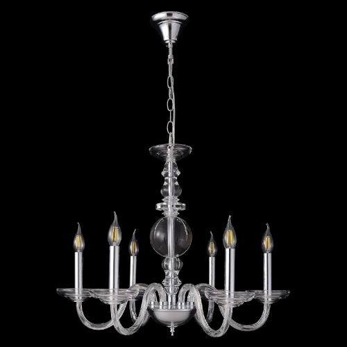Подвесная люстра Crystal Lux ARABESQUE SP6 CHROME изображение в интернет-магазине Cramer Light