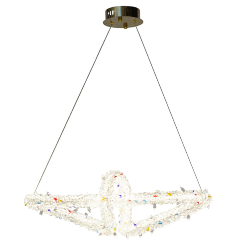 Подвесная люстра AM Group Ovale GD D600 изображение в интернет-магазине Cramer Light