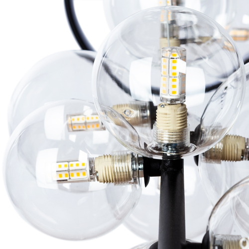 Подвесная люстра Arte Lamp Saturn A7790SP-50BK изображение в интернет-магазине Cramer Light фото 5