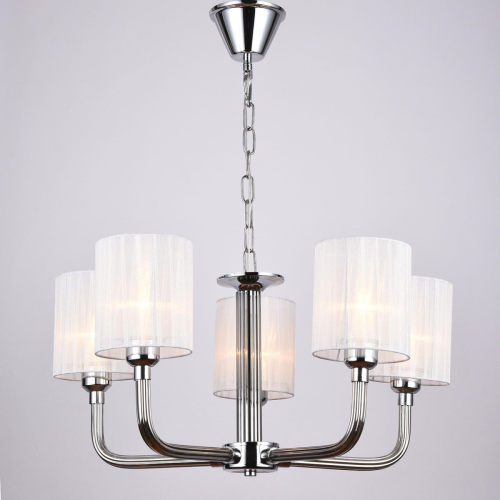 Подвесная люстра Illumico IL1256-5PPA-29 CR Romei изображение в интернет-магазине Cramer Light