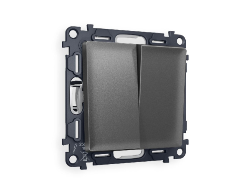 Комплект механизма 2-кл выключателя Ambrella Volt Alfa MA653010 дополнительное фото