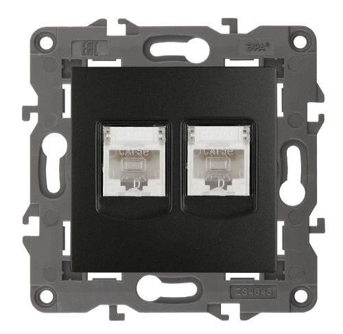 Розетка 2хRJ45 Эра 14-3108-05 Б0034312 дополнительное фото