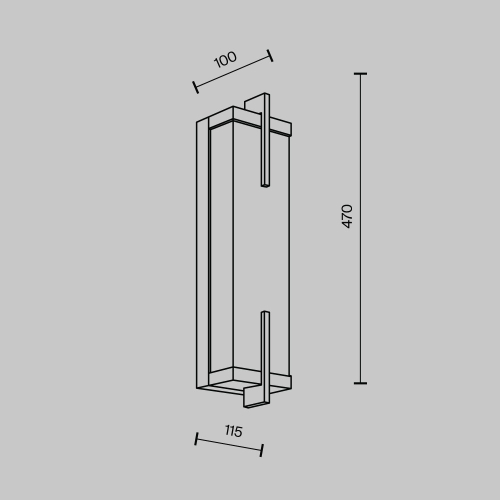 Настенный светильник Modestyle MS.107.470 изображение в интернет-магазине Cramer Light фото 2