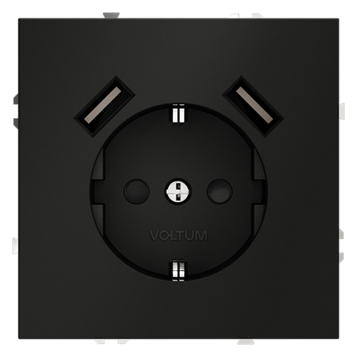 Розетка с USB, А+А Voltum S70 VLS040408 дополнительное фото