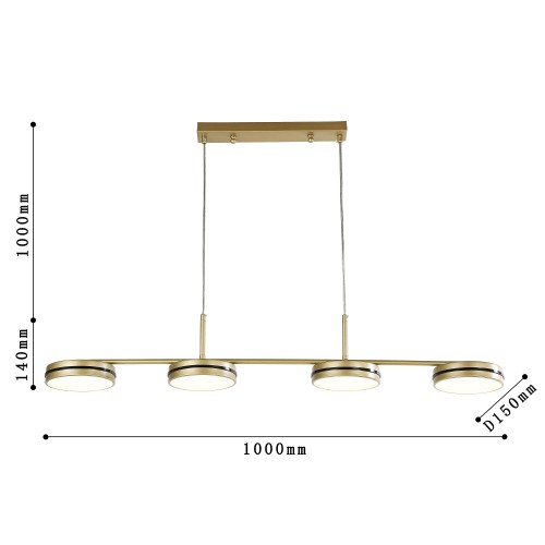 Подвесная люстра F-Promo Disco 4043-4P изображение в интернет-магазине Cramer Light фото 3