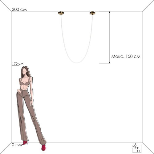 Подвесной светильник Loft IT Lori 10230/3000 изображение в интернет-магазине Cramer Light фото 8