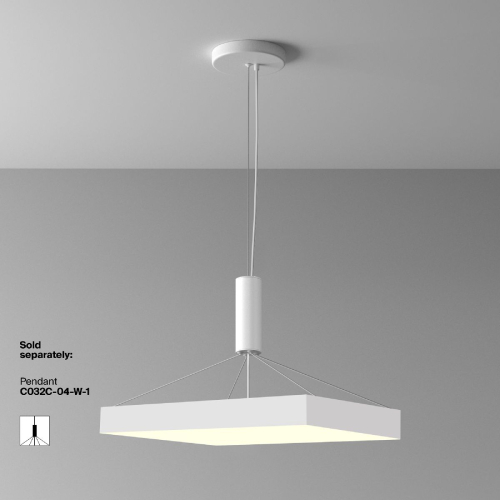 Потолочный светильник Maytoni Zon C032CL-90W3K-SQ-W изображение в интернет-магазине Cramer Light фото 10