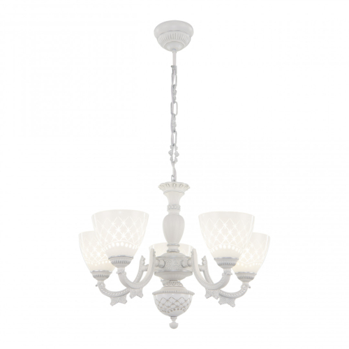 Подвесная люстра Arte Milano 343837/5 WT+SL изображение в интернет-магазине Cramer Light фото 3
