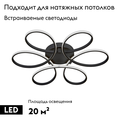 Потолочная люстра Vitaluce V04610-13/6PL изображение в интернет-магазине Cramer Light фото 2