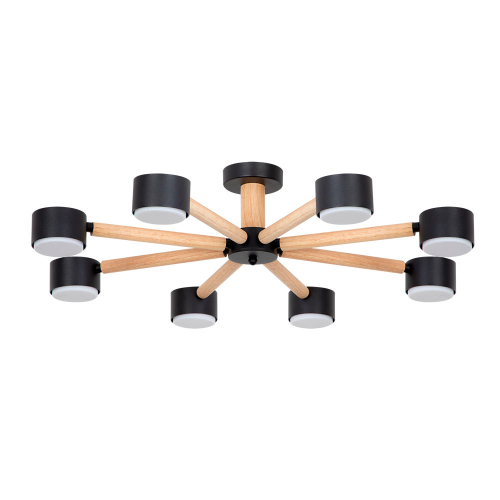 Потолочные люстры Arte Lamp Tenda A1624PL-8BK изображение в интернет-магазине Cramer Light