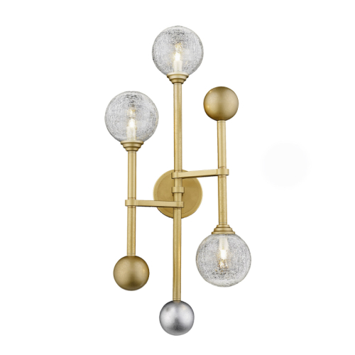 Настенный светильник Delight Collection Fluxus W68084-3 gold изображение в интернет-магазине Cramer Light