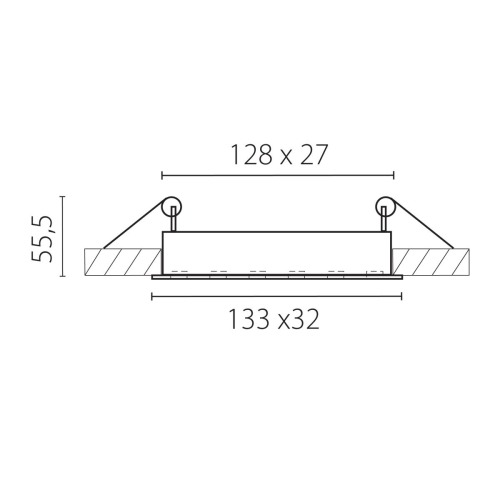 Встраиваемый светильник Lightstar Guarda 080246 изображение в интернет-магазине Cramer Light фото 2