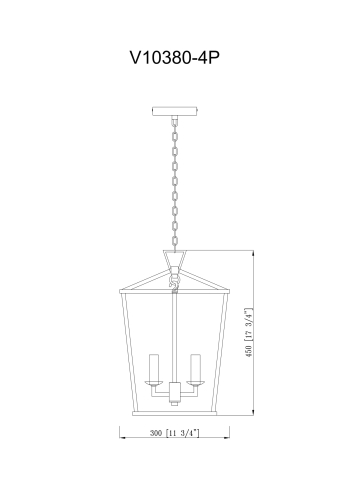 Подвесной светильник Moderli Stala V10380-4P изображение в интернет-магазине Cramer Light фото 5