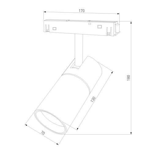 Трековый светильник Elektrostandard Slim Magnetic 4690389178894 изображение в интернет-магазине Cramer Light фото 4